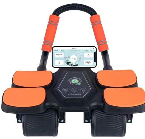 Bauchmuskel-Roller – Rebound Core Trainer, Bauchrad Roller | Fortschrittliches Bauchrad mit Ellenbogenauflage, automatisches Fitnessgerät, Bauchmuskelroller, Übungsrad für Bauchmuskeln 22,9 x 20,8 cm