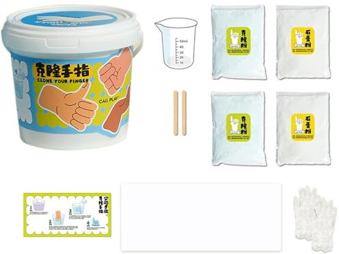 Kit di a mano per coppie - Kit di fusione in gesso di pietra d'amore con strumenti di stampaggio dettagliati, scultura romantica di souvenir delle dita per amanti, regali di nozze, regalo