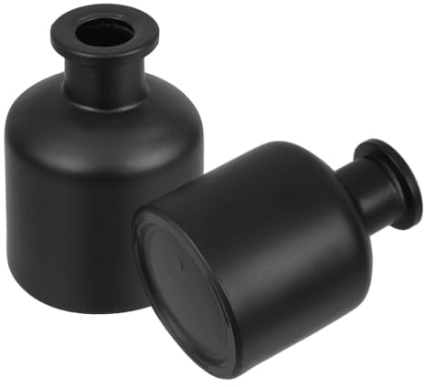 MOLUCKFU 2 Botellas Difusoras Recargables De Vidrio Botella Difusora De Fragancia Vacía para Aceites Esenciales Mikado Perfume Y Flores Secas para Baño Dormitorio Y Oficina