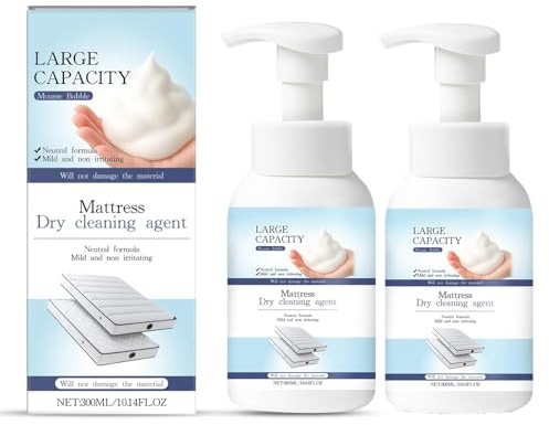 Wash-Free Cleaner Spray, Matratzenreiniger Spray für Matratze, Matratzen Reinigungsmittel, Leistungsstarker Matratzen-Gelbreiniger, Reiniger Gegen Schmutz und Geruch und Urin (2pc)