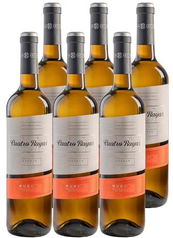 Cuatro Rayas Vendimia Nocturna Verdejo DO Rueda (6 Botellas x 750ml)