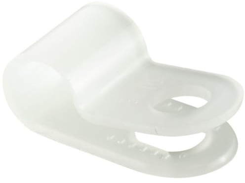 Clip a P in nylon GTSE – Nere 5,0 mm (3/16) – Staffe di montaggio per cavi ad alta resistenza – Supporto per cavi per applicazioni automobilistiche, domestiche ed elettriche