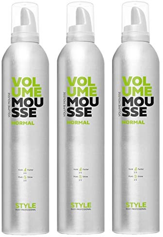 Dusy Style Volume Mousse normale 400 ml schiuma fissante (3 pezzi)