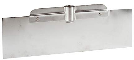 Gerader Schieber, 60cm, komplett aus Edelstahl
