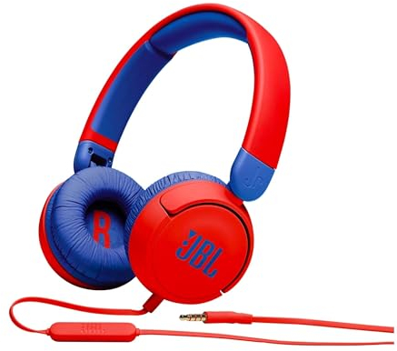 JBL JR 310 - Kids On-Ear Headphones (Red/Blue)