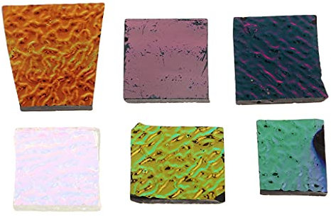 LUOSHUAI Tesselles mosaique Morceaux de Verre Scraps Verre fusible mélangé 28g Mosaique Verre