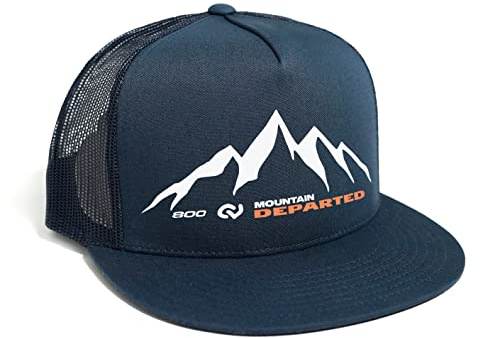 DEPARTED Herren Mesh Trucker Hat mit Print/Motiv - Snapback Cap - No. 127, Coastal Navy