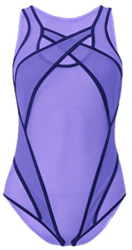 FNKDOR Sexy Translucent Tank Top snellente Tanga Body Body per Donna Abbigliamento