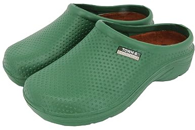 Town & Country Clogs Mens/Womens Ladies/Gents Green Gardening Super Soft Clogs/Cloggies Lightweight, Cushioned. Size 6 UK
