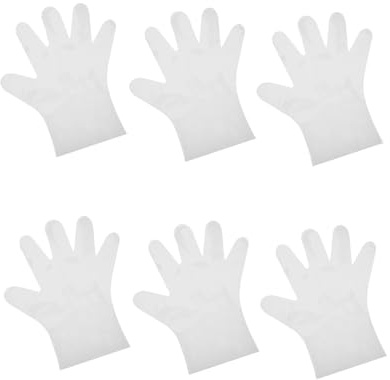 FRCOLOR 6Pcs PET Cleaning Gloves Disposable No Wash Mittens for Dogs and Cats Gentle on Skin for Grooming and Massaging Pets