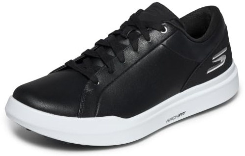 Skechers Go Golf Homme Drive 6 Arch Leather Relaxed Fit Spikeless Golf Shoe Basket