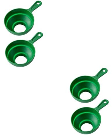 Alipis 4pièces Entonnoirs Large Pour Aliments Jus De Fruits Et Confitures Vert Et