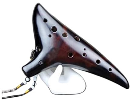 Okarina Ocarina of Time 12-Loch-Alt-C-Taste schwelendes professionelles Flöten-Retro-Piccolo-Instrument
