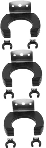 BESTonZON 9 Stk Mikrofonständer Mikrofonzubehör Mikrofonhakenständer Mikrofon-wand-organizer Wandmontiertes Mikrofonregal Mikrofon-wandhalterung Wandmontierter Mikrofonhalter Heimstand Eisen