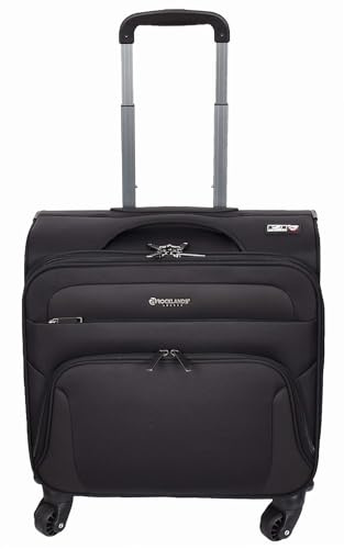 Avvikande detaljhandel pilotfodral 4 hjul kontor affärer organiserare handbagage kabin resväska horisont svart, Svart, Cabin, Pilotfodral