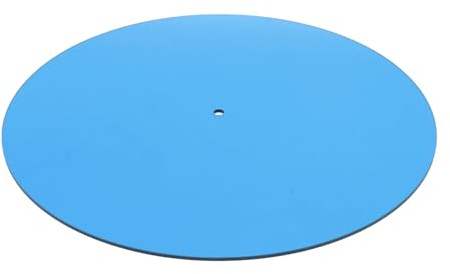 Tapis de Platine Vinyle, Remplacement en Acrylique pour Basses Définies Serrées, Sortie Sonore Claire et Silencieuse, Tapis de Plateau d'enregistrement pour Tourne-Disque de 12
