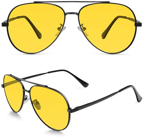 ANYLUV nachtbrille zum autofahren nachtfahrbrille herren nachtsichtbrille für autofahrer sonnenbrille herren polarisiert