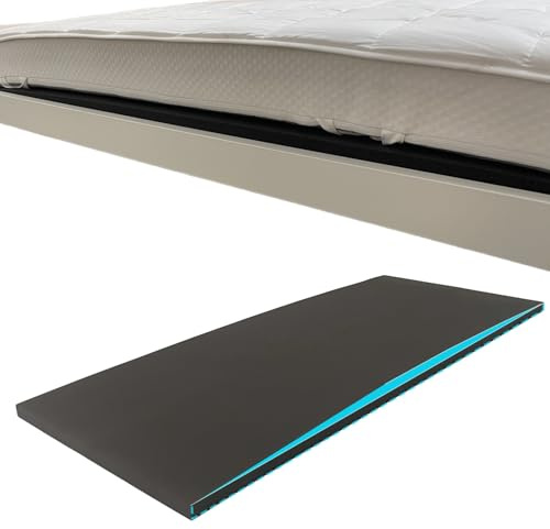 FKAIIN Sagging Mattress Support – 50D High-Density Foam Under Mattress Helper for Fixing Sagging Beds – Curve Design for Targeted Support – 47x25x2 Inch Bed Support Board for Improved Sleep Comfort