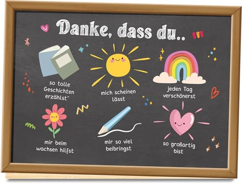 Abschiedsgeschenk Erzieherin Wachsen Geholfen Holzkarte - Geburtstagskarte - Beste Erzieherin Geschenk Abschied, Erzieherin Geschenk Zum Abschied, Erzieherin Abschiedsgeschenk, Geschenk Erzieherin Abs
