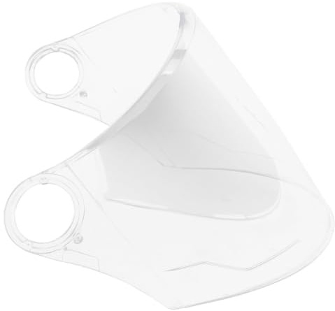 HORIALENCE Visiera Casco Moto in Acrilico Anti Graffio, Protezione Viso | Sostituibile e Facile da Usare, Contro Vento e Sabbia, Accessorio Trasparente per Mascherina Moto