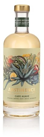 Abstinence Cape Agave, Non-Alcoholic Mezcal Alternative, Smoky, Botanical Inspired, Premium Zero-Proof Spirit, 750ml