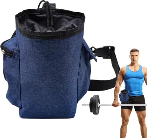 Kritväska för klättring – Chalk Bag med justerbar höftrem och dragkedja