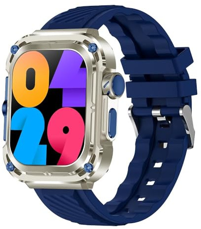 Smart Watch per rispondere alle chiamate, orologio intelligente per donne e uomini, touch screen HD, orologio fitness con monitor frequenza cardiaca monitoraggio sonno contapassi orologio multi