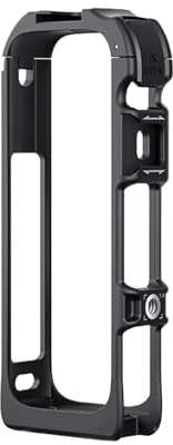 Étui de protection à libération rapide pour appareil photo à 360 degrés Boîtier polymère ABS avec plusieurs supports pour microphones Étui de protection