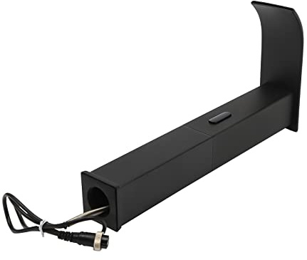 Automatischer Wasserhahn mit Sensor Schwarz, Infrarot Sensor Wasserhahn für Bad und Küche, Berührungsloser Badarmatur mit Edelstahl und Batteriebetrieb Automatische Mischbatterie mit 4 AA Batterien