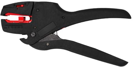 Automatische Abisolierzange mit Schneidefunktion, 2-in-1 Abisolierzange für Drahtgrößen von 0,08 mm² bis 6 mm² (AWG 32-7),Kabel Abisolierer für Elektroinstallation und KFZ-Einsatz