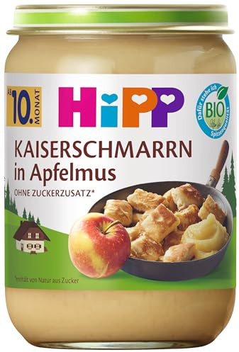 HiPP Kaiserschmarrn in Apfelmus, ab 10. Monat, (6x190g)