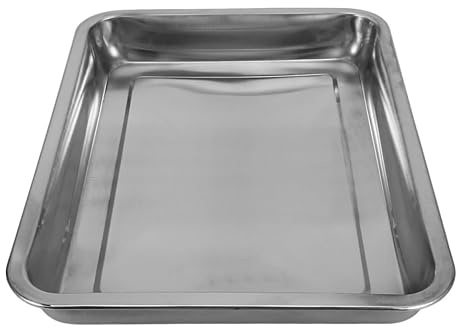 SHINEOFI Bañera para Pájaros y Palomas de Acero Inoxidable Ducha, Accesorio Seguro y Duradero para Jaulas en Tiendas de Mascotas y Hogares