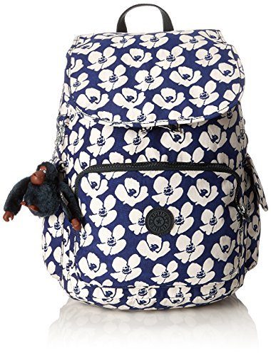 Kipling City Pack - Zaini Donna, Multicolore (Bold Flower), 32x37x18.5 cm