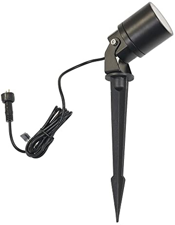 VBLED® Werios Gartenstrahler, Gartenleuchte, Außenstrahler, Spießstrahler, Gartenspot 12V AC Leuchtmittel ist wechselbar, IP 65 (Einzeln ohne Leuchtmittel)