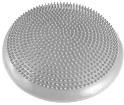 FSYBB71G Cuscino Propriocettivo | Accessorio Home Fitness per equilibrio, stabilità, propriocezione | Gym Balance Disc (Grigio)