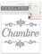 Les Trésors De Lily [R2092 - Sticker Porte 'Chambre' Gris - 20x20 cm