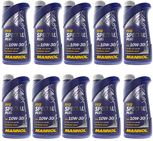 10 Liter 10W-30 Motoröl MANNOL 7512 Special Plus Motor Öl Oel Benzin Diesel API