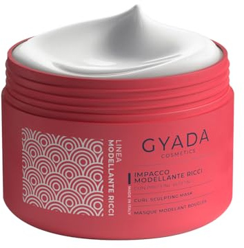 GYADA COSMETICS, Impacco Modellante Ricci, per Capelli Sfibrati e Crespi, Aumenta Tenuta Riccio, Intensa Azione Districante ed Elasticizzante, con Proteine Vegetali Idrolizzate e Linfa di Vite, 250 ml