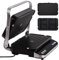 ONVAYA® Kontaktgrill 3 in 1 mit Wechselplatten: Grillplatte, Flachplatte & Waffelplatte | Sandwichmaker | aufklappbar als Tischgrill | 2000 Watt | antihaftbeschichtet