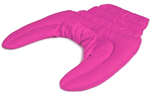 Nackenhörnchen HWS - Nacken + Schultern + Rücken - pink - Rapssamenkissen - Nackenkissen Wärmekissen - Nacken Kissen, Raps, pink