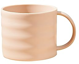Verres à Eau Tasses à café en Plastique isolantes Ensembles de Tasses en Porcelaine Grandes Tasses à café for café Lait de Cacao Micro-Ondes et Lave-Vaisselle Verre a The (Color : Pink)