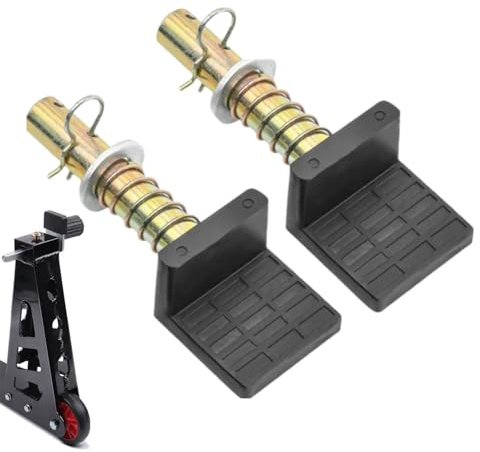 Soporte de rueda trasera de carga con brazo ajustable de acero para taller de motocicleta con cabeza de horquilla doble adaptadores de soporte de caballete en el garaje reparación
