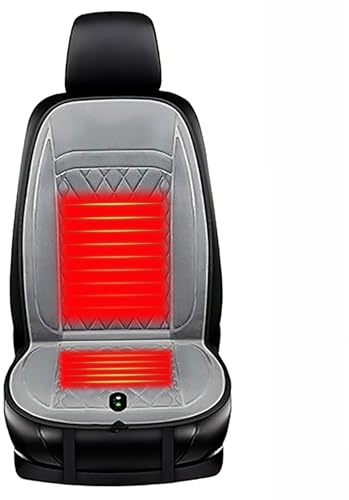 LJLBFB Auto Sitzkissen für Dacia Dokker Duster Van Jogger Extreme Lodgy 2000-2023 2024-pr, Winter Autositz Auflage Mit Voller Rückenlehne Warm Bequem Weich Plüsch zum Fahren im Winter,B-Grey