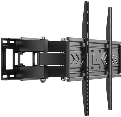Universelle, Verstellbare TV-Wandhalterung for Die Meisten 26-60 Zoll Flachbild- Und Curved-TVs, Voll Neigbar, VESA-Norm 400 X 400 Mm, Tragkraft: 40 Kg