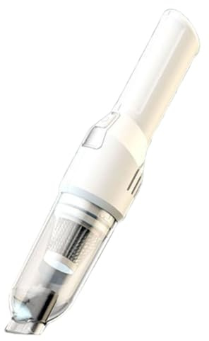 SDGBCXD Aspirateur pour Voiture, Aspirateur Puissant sans Fil 9000 Pa, Mini aspirateur Haute Puissance for Usage Humide et Sec, for Poils d'animaux, véhicule, Maison, Bureau(White)