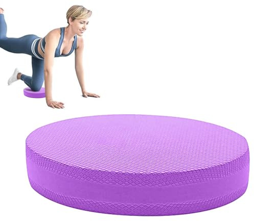 Balansdyna – TPE | Non-slip plank-stöd tjock oval balansplatta | Stabilitet kudde för knäskydd och handledsstöd för dansande pilates yoga pilates och rehab