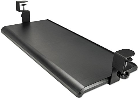 Alera KBT1B Adaptivergo Klemmtastaturablage, 68,6 x 30,5 cm, Schwarz