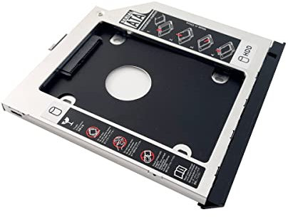 NIGUDEYANG Adaptador de marco óptico para disco duro SSD HDD para Lenovo Thinkpad P70 P71 con soporte de metal para montaje en panel frontal