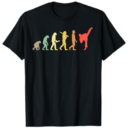 Karaté Évolution Rétro Cadeau Pour Karatéka T-Shirt