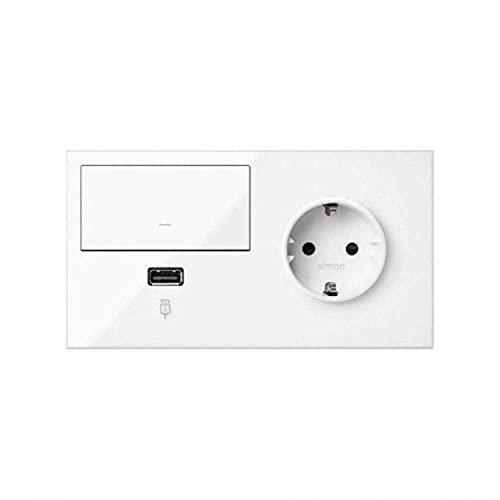 Simon 10020206-230 interruptor de luz Blanco